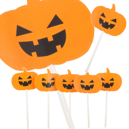 Halloween decoration for cake for cupcakes picnic party paper sticks