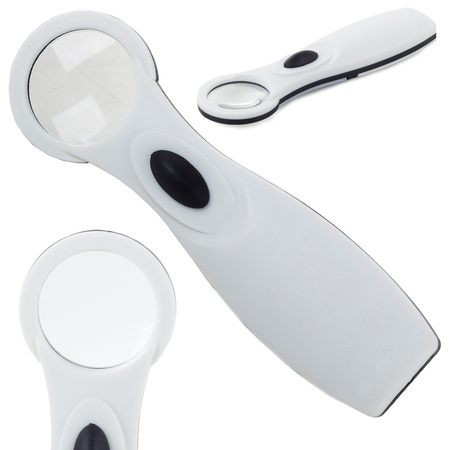Hand magnifier 3x led cob magnifying glass