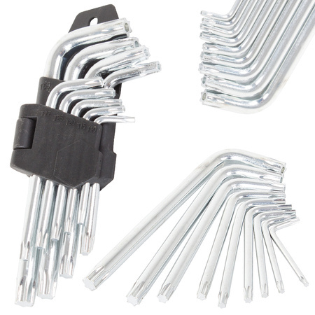 Hex keys 1.5-10 9 el torx kit small