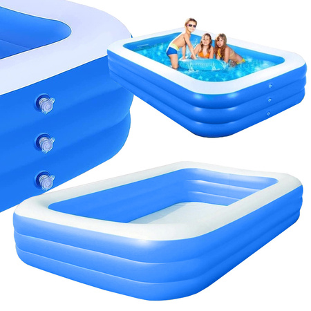 Inflatable pool large rectangular garden family inflatable pool for children