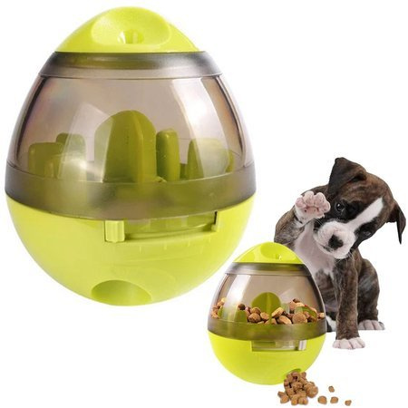 Interactive dog toy ball for treats