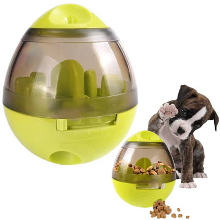 Interactive dog toy ball for treats
