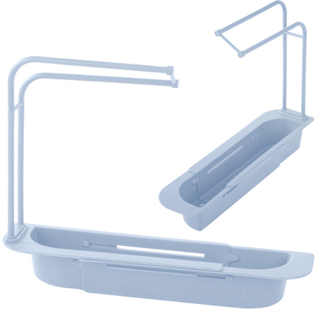 Kitchen utensil holder sink organiser shelf folding drainer