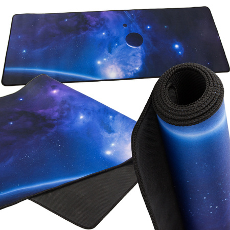 Large office mousepad cosmos stars inside the world 80x30