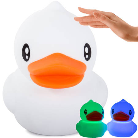 Led night light for kids rgb duck touch