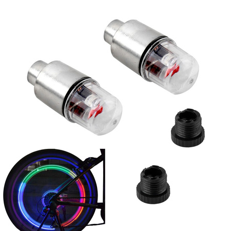 Luminous valves colours with light sensor