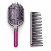 Massaging hair brush for detangling head massage + comb