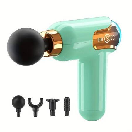 Mini massage gun powerful massage gun portable + 4 tips