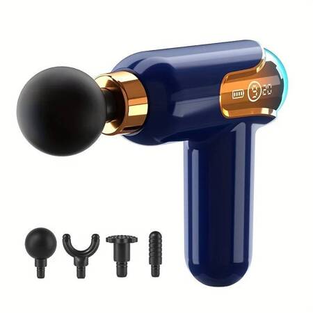 Mini massage gun powerful massage gun portable + 4 tips