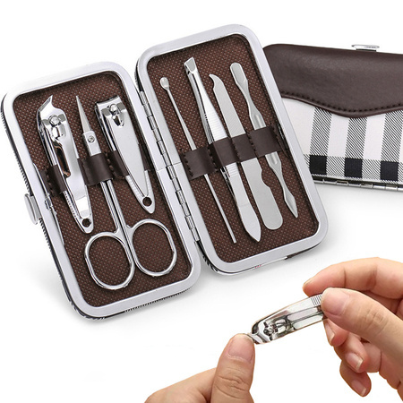 Nail set, manicure toolbox, case 7 pcs
