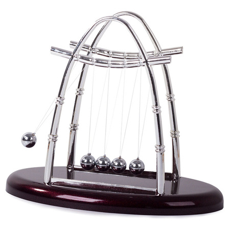 Newton's pendulum balls Pprpetual desk Xl