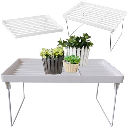 Organizer modular shelf drainer stand stand