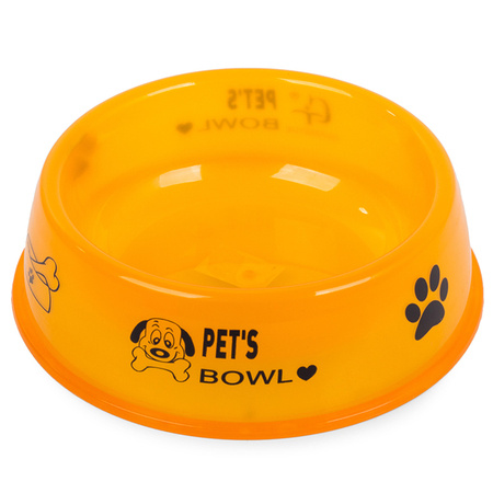 Plastic bowl for dog cat for water 0.8l