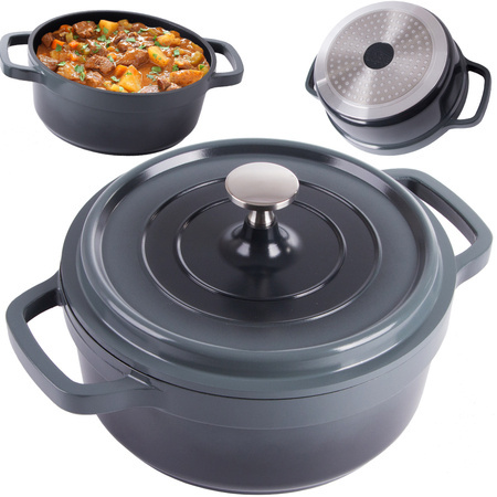 Pot baking tray lid 2.2l induction aluminium