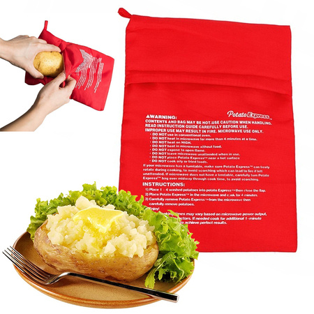 Potato baking pocket sleeve potatoexpres