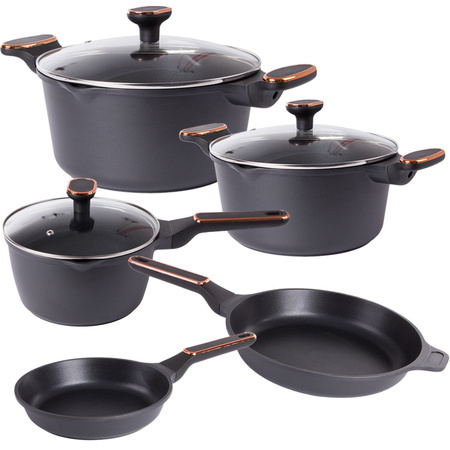 Pots and pans saucepan set 8 el.