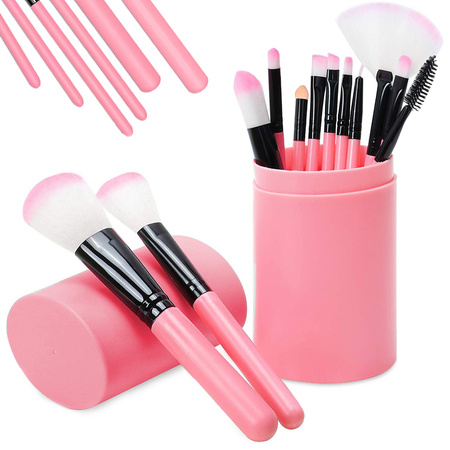 Professional make-up brush set 12 cases