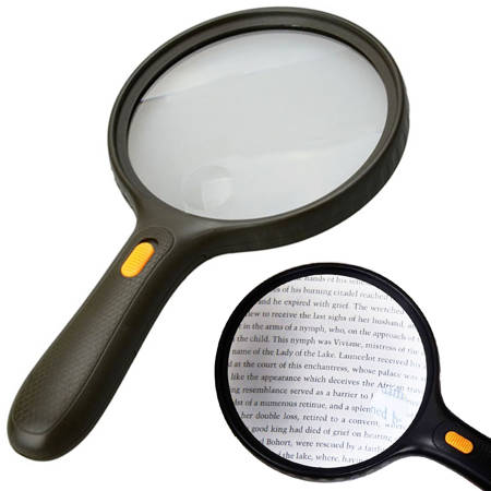 Reading glass loupe large 130mm