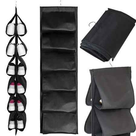 SHOE RACK BLACK (100) GAB_A