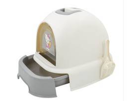 SLIDING CAT LITTER BOX WHITE (4)