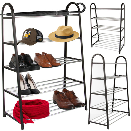 Shoe rack shoe organizer storeroom cabinet rack 5 levels large