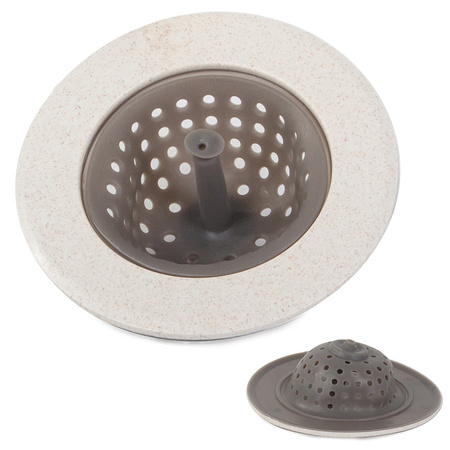 Silicone strainer filter for kitchen drain sink