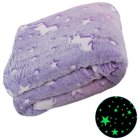 Soft blanket bedspread luminous 150x180