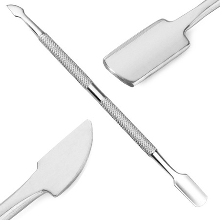 Stainless steel chisel pick for hybrid cuticles
