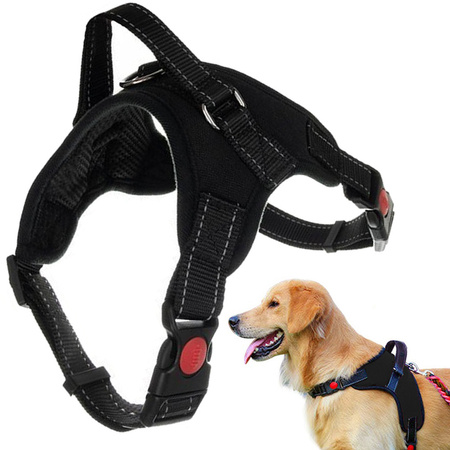 Strong pressure-free dog harness light grip XL