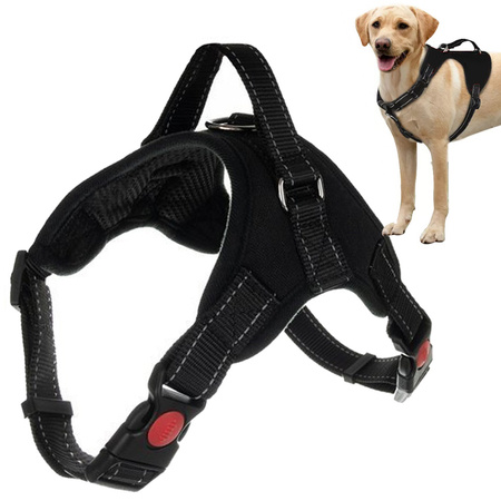 Sturdy, non-pressure harness for dogs handle light m