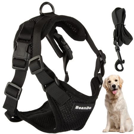Suspender without pressure walking harness for dogs handle light soft strong xl