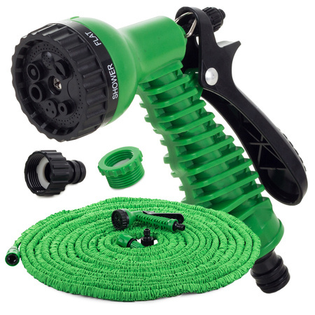 The garden hose is a flexible gun with a capacity of 60 meters