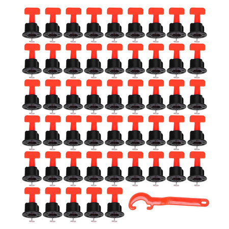 Tile Leveling System Wedges Clips Holder 50