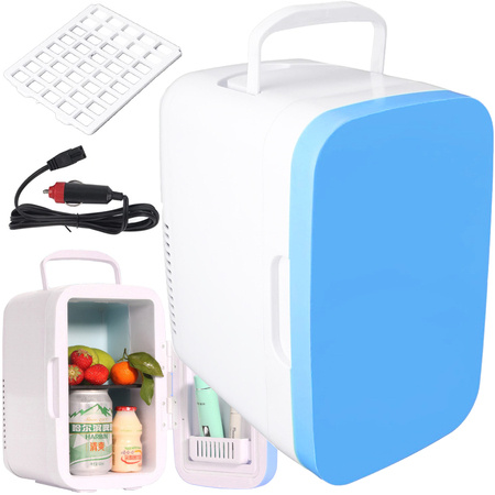 Travel fridge portable 12v 5l mini slim for car home picnic