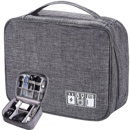 Travel organiser bag for chargers and cables