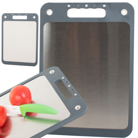 Two-sided cutting board antibacterial steel