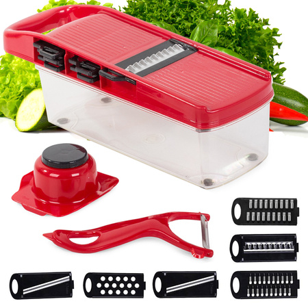 Vegetable slicer slicer vegetable slicer 6-in-1 set, CATEGORIES \ Kitchen  \ Choppers and slicers
