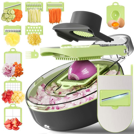 Vegetables and vegetables slicer, vegetable shredder, cabbage slicer, 9-in-1 container set