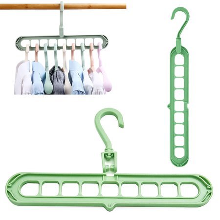 Wardrobe organiser for clothes hangers 2 pieces