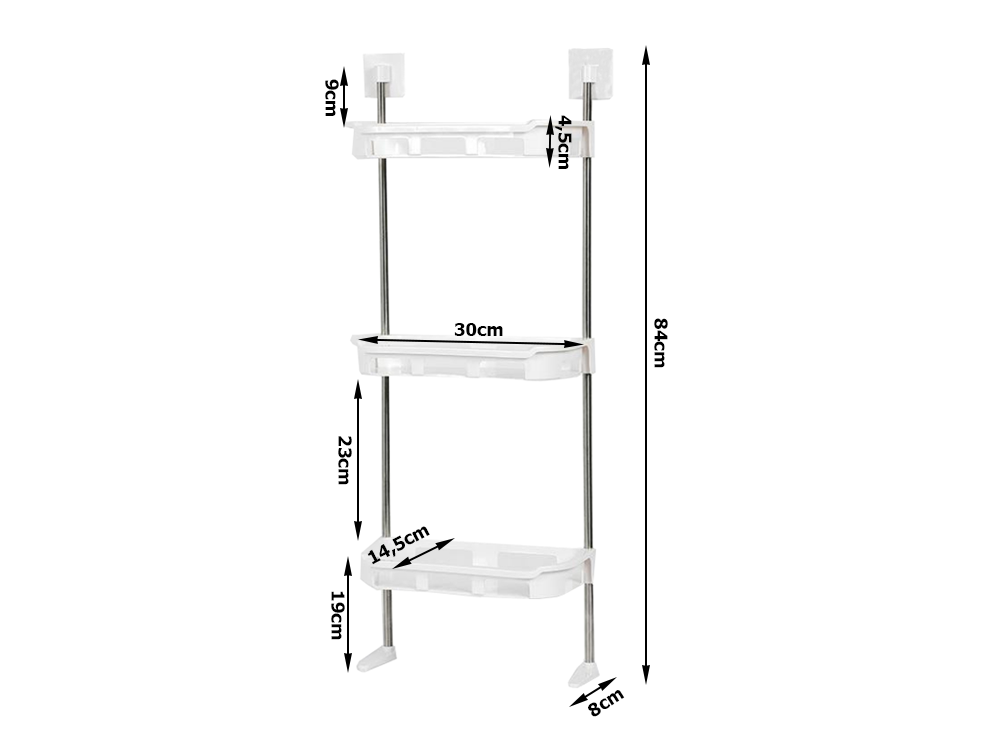 3 tier bathroom shelf toilet rack CATEGORIES \ Bathroom \ Shelfs