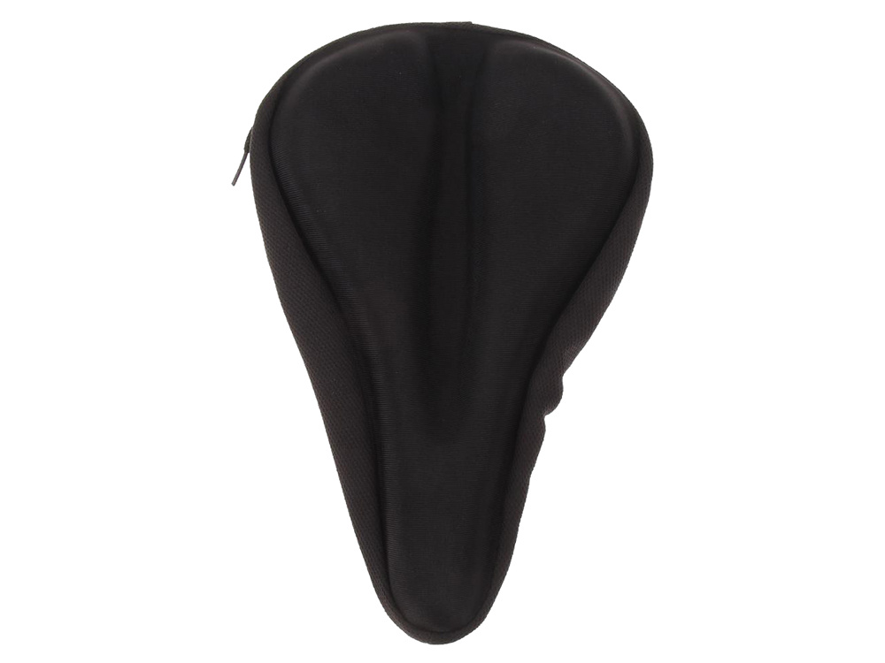 A Gel Cover On The Bicycle Seat Large And Solid Soft Black Categories Bike Accesories Verk - Padded Bike Seat Cover Kmart