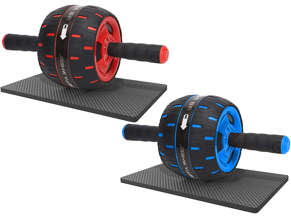 Abdominal exercise roller wheel + mat, CATEGORIES \ Sport and fitness \  Rollers
