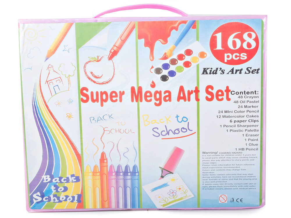 Back to School - Product details of 168 Pcs Super Mega Art