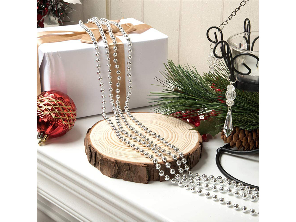 Christmas tree chain beads garland spool reed Silver, CATEGORIES \  Christmas \ Christmas tree chains