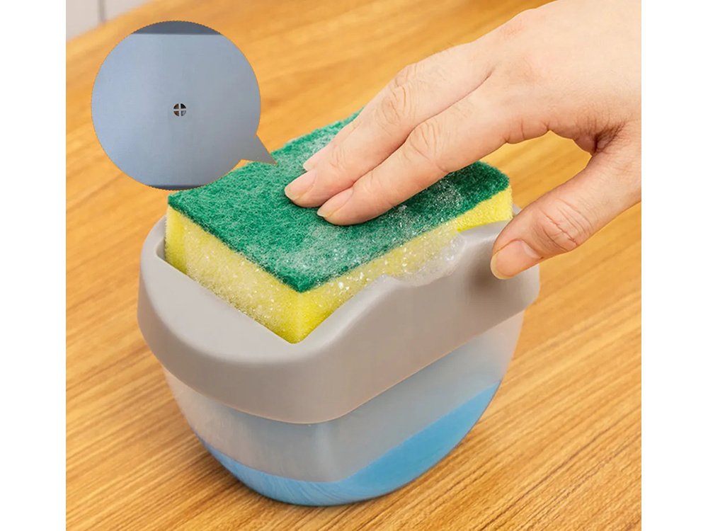 Dishwashing liquid dispenser sponge container CATEGORIES \ Kitchen