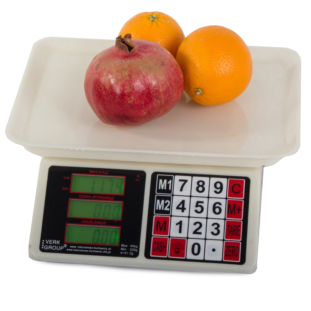 Commercial Digital Kitchen Scales Shop 40KG Food Weight Electronic Scale