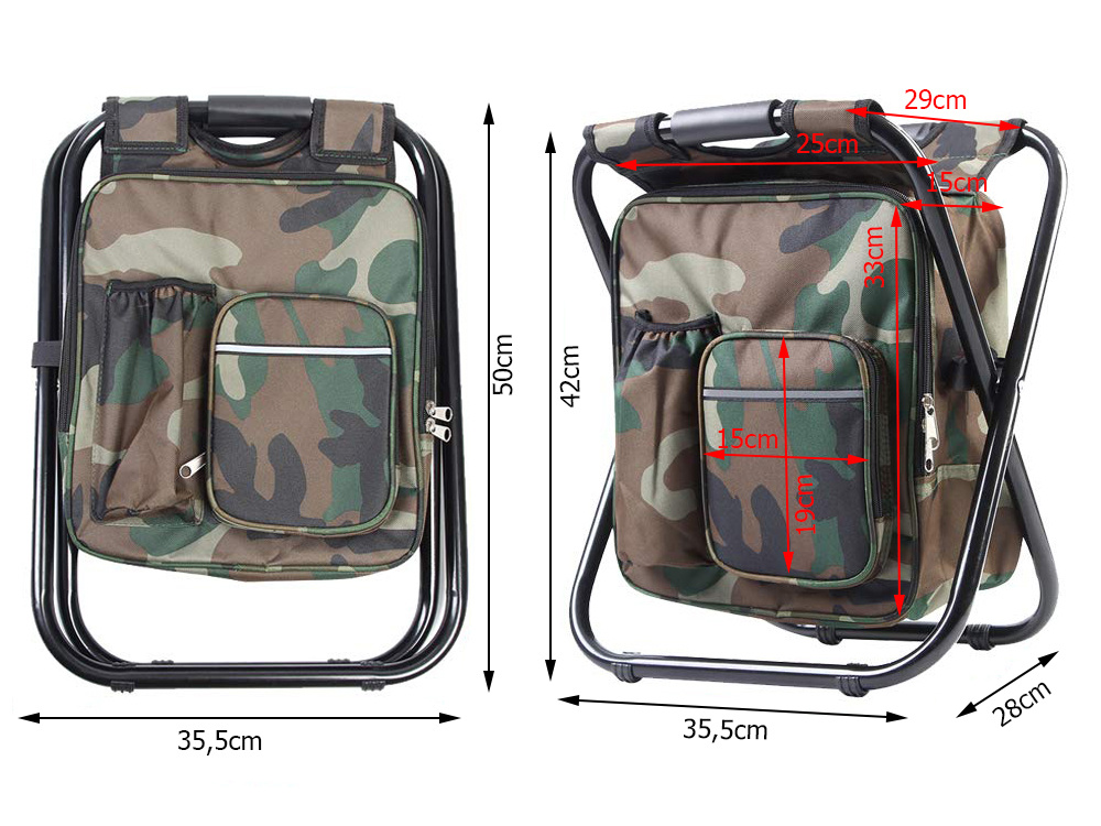 Fishing chair with backpack folding bag 3in1, CATEGORIES \ Tourism \ Fishing  chairs