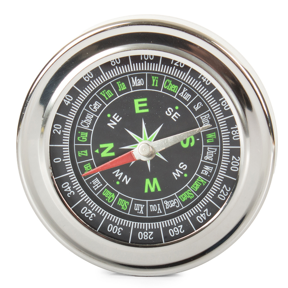 metal travel compass