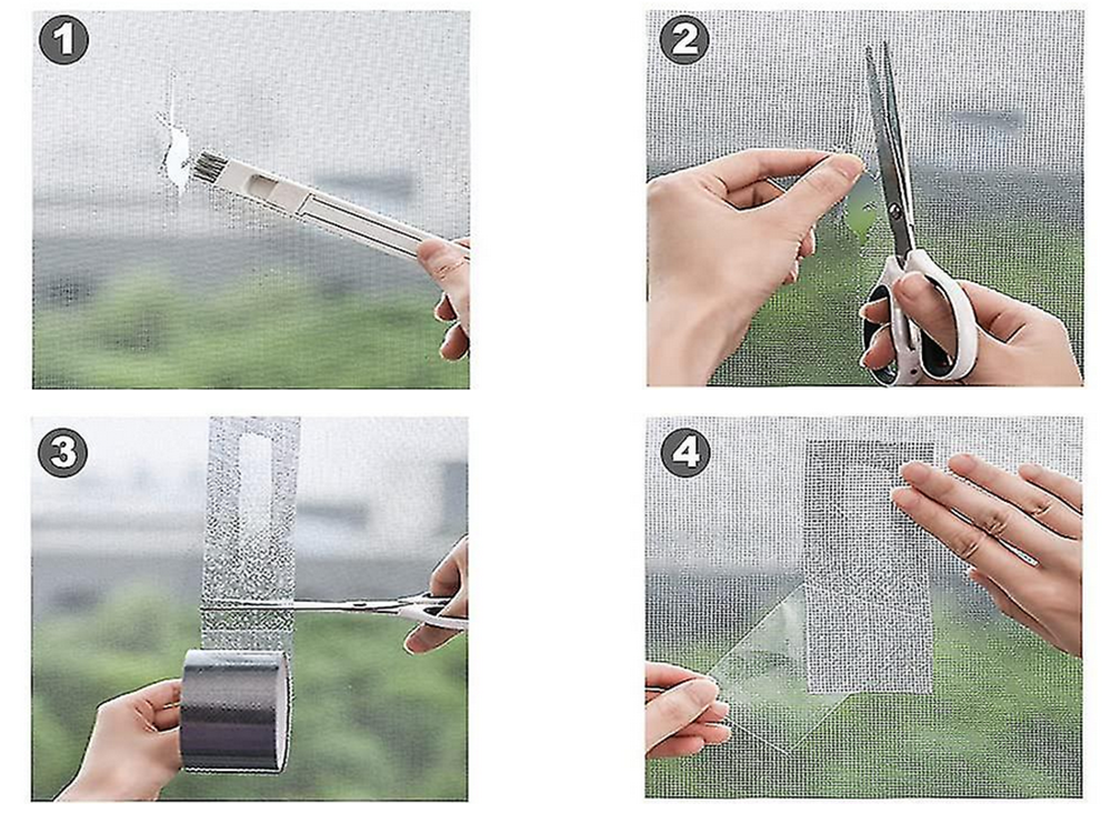 Household Self Adhesive Anti Insect Mesh Anti Mosquito Screen Repair Tape Repair