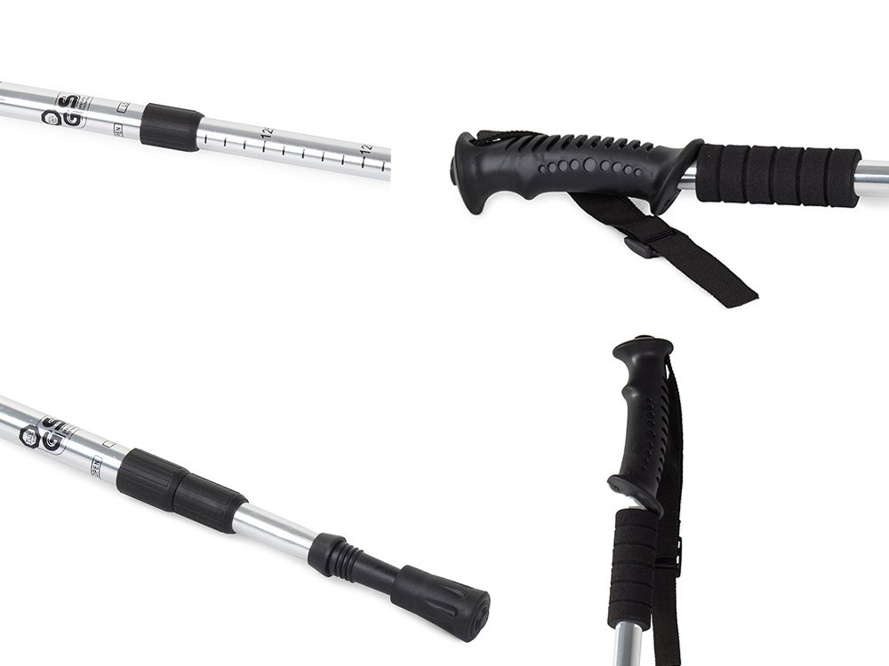 Nordic walking poles trekking pole Silver CATEGORIES \ Tourism